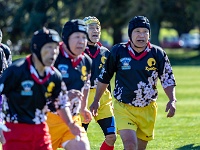 NZL CAN Christchurch 2018APR23 GO Dingoes v AllKyoto 012 : - DATE, - PLACES, - SPORTS, - TRIPS, 10's, 2018, 2018 - Kiwi Kruisin, Alice Springs Dingoes Rugby Union Football Club, All Kyoto Senior Ma-I-Ko, April, Canterbury, Christchurch, Day, Golden Oldies Rugby Union, Japan, Monday, Month, New Zealand, Oceania, Rugby Union, South Hagley Park, Teams, Year